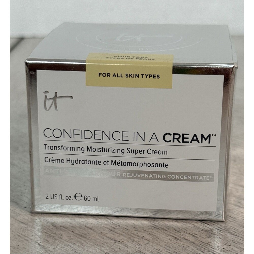 New IT Cosmetics Confidence in a Cream Anti-Aging Ultra-Hydrating Collagen 60mL